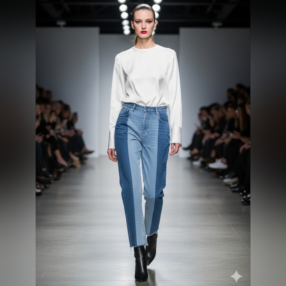 PacSun Retro Inspired Two-Tone Jeans